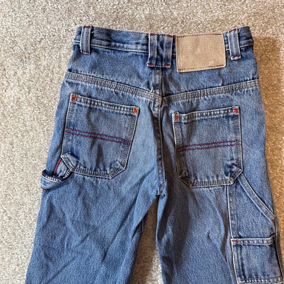 Vtg Carters jeans boys size 5 denim medium wash straight elastic waist‎ - Picture 5 of 6